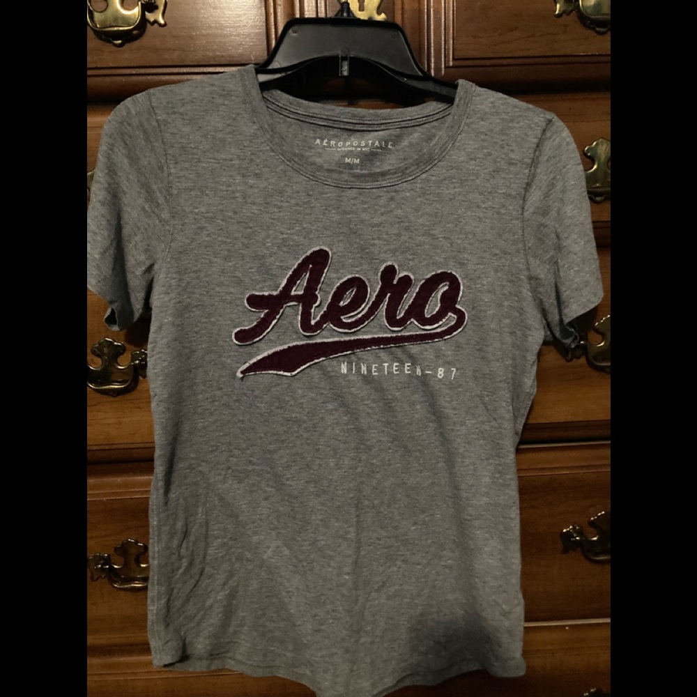 Grey Aero Logo Tee